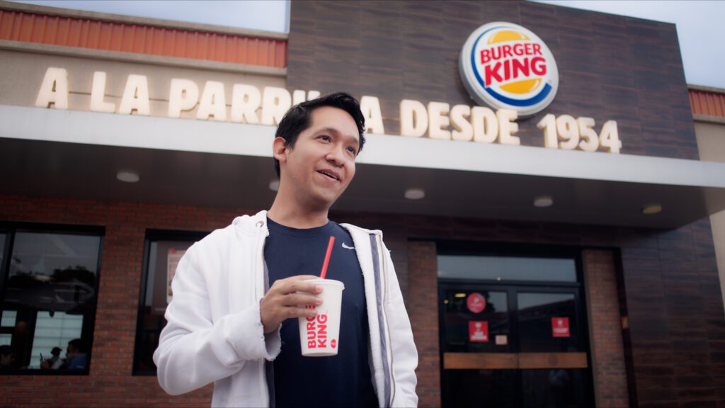 Producción del spot publicitario para la Whopper Vegetal de Burger King por la productora boliviana Imagine.